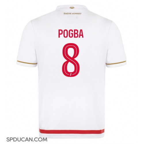 Muški Nogometni Dres AS Monaco Paul Pogba #8 Domaci 2025-26 Kratak Rukav